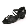 Sapatos de dança para meninas e mulheres, Sapatos latinos de salão, Modern Tango Dancing Performance Shoes, Sandálias Salsa, Salto 3,5 cm