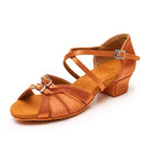 Sapatos de dança para meninas e mulheres, Sapatos latinos de salão, Modern Tango Dancing Performance Shoes, Sandálias Salsa, Salto 3,5 cm