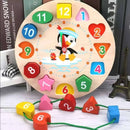 Brinquedo blocos de construção de madeira aprendizagem precoce brinquedos educativos cor forma jogo crianças puzzle brinquedos para crianças meninos meninas