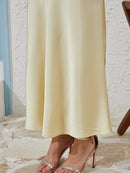 Vestido de cetim de seda para mulheres, costas nuas, sexy, maxi, longo, vestidos de noite, elegante, festa de aniversário, decote em v, robe para convidados de casamento, senhoras