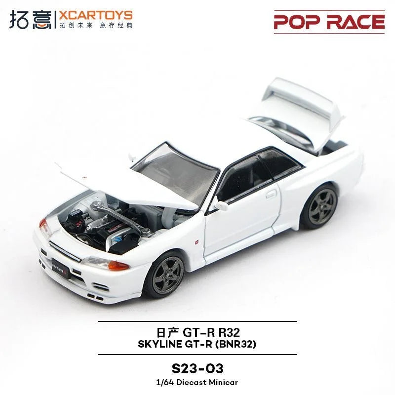 Xcartoys poprace 1/64 modelo fundido carro liga veículo brinquedos presentes para adolescentes adultos hobby coleção