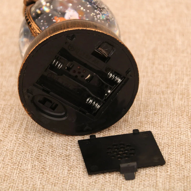 2025 papai noel com música flutuante neve ornamentos árvore de natal luminosa lâmpada cabeceira boneco de neve luz da noite presentes de ano novo