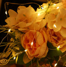 7m ~ 42m luzes de corda de fadas de energia solar, à prova d'água, fio de cobre, guirlanda de festa de natal, jardim ao ar livre, casamento