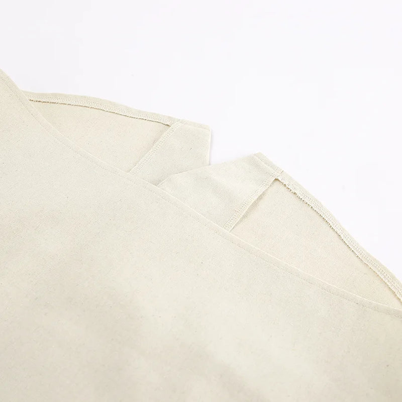 Retro Algodão Linho Treino Mulheres Two Piece Set Chic Button Vest Colete + Short Sets Ensemble Femme 2 Peças