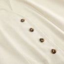 Retro Algodão Linho Treino Mulheres Two Piece Set Chic Button Vest Colete + Short Sets Ensemble Femme 2 Peças