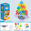 Stacking Building Blocks Jogo de tabuleiro para crianças e adultos, Tetra Tower, Fun Balance, Team, Dorm, Family Game, Night and Partie, 64pcs