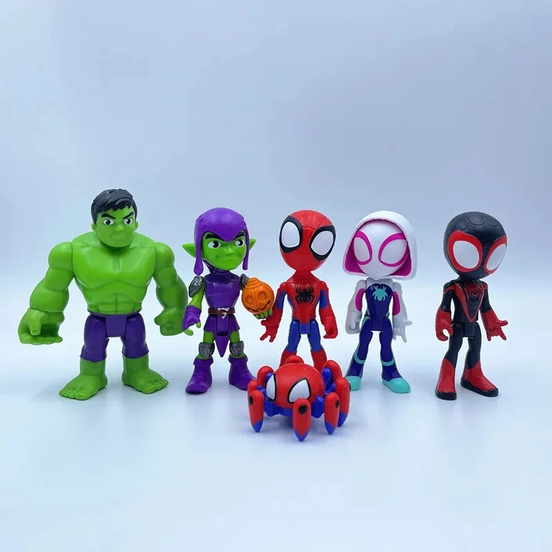 Lendas spiderman marvel homem aranha spidey e seus amigos incríveis sem caixa figura de ação boneca figuras estatueta para o presente do miúdo brinquedo