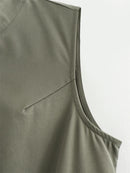 Mulher zíper vestido longo mulher plissado sem mangas bodycon vestido de verão elegante vestidos de festa para mulher 2025 novos vestidos midi