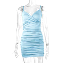 Vestidos curtos bodycon com alça espaguete sexy feminino, mini vestido, vestidos vermelhos, roupas femininas, novo em vestido, vestido de festa, roupas