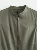 Mulher zíper vestido longo mulher plissado sem mangas bodycon vestido de verão elegante vestidos de festa para mulher 2025 novos vestidos midi