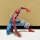 Brinquedos homem aranha mafex 185 clássico traje anime figura ver milhas morales 2099 homem-aranha figura de ação estatueta brinquedos crianças presente