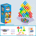Stacking Building Blocks Jogo de tabuleiro para crianças e adultos, Tetra Tower, Fun Balance, Team, Dorm, Family Game, Night and Partie, 64pcs