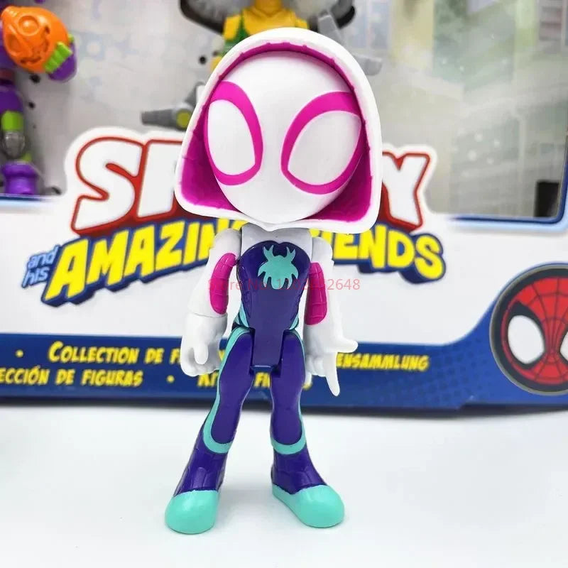 Lendas spiderman marvel homem aranha spidey e seus amigos incríveis sem caixa figura de ação boneca figuras estatueta para o presente do miúdo brinquedo