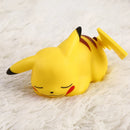 Pokemon pikachu luz noturna brilhante crianças brinquedos pokemon pikachu bonito lâmpada de cabeceira aniversário das crianças presente de natal
