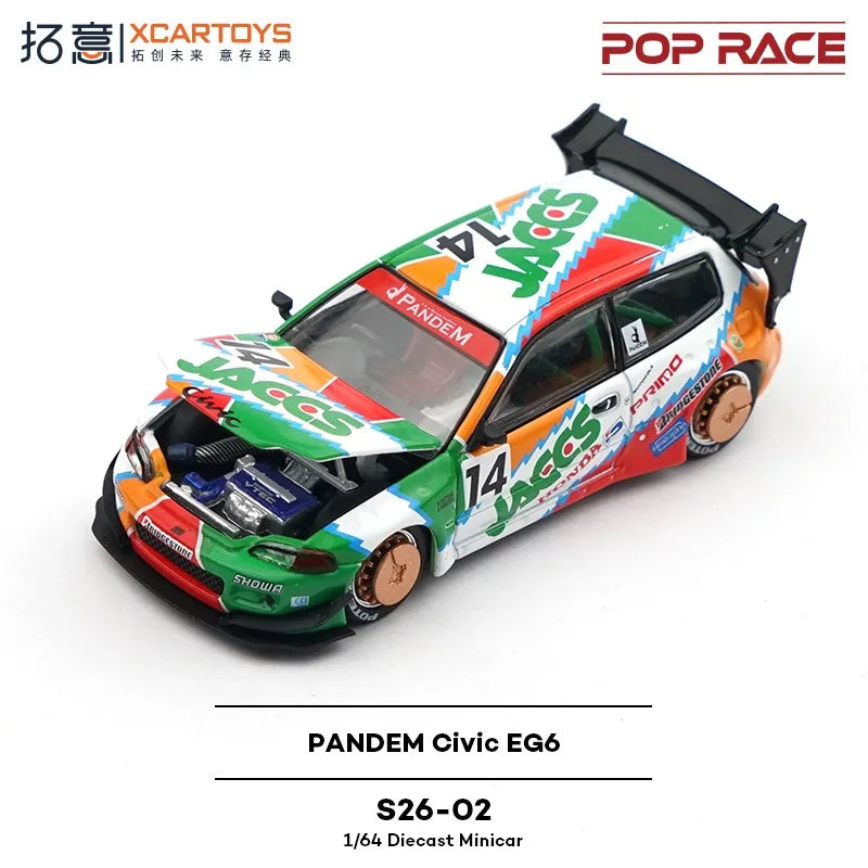Xcartoys poprace 1/64 modelo fundido carro liga veículo brinquedos presentes para adolescentes adultos hobby coleção