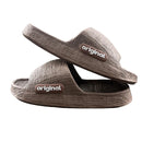 Plataforma grossa chinelos de eva para mulheres ao ar livre verão antiderrapante praia flip flops mulher conforto sola macia chinelos de nuvem interior