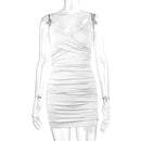Vestidos curtos bodycon com alça espaguete sexy feminino, mini vestido, vestidos vermelhos, roupas femininas, novo em vestido, vestido de festa, roupas