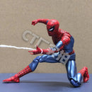 Novo ct brinquedos spiderman figura mafex 075 o incrível homem aranha quadrinhos ver mafex 185 anime figura de ação estatueta modelo presentes brinquedos