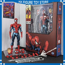 Novo ct brinquedos spiderman figura mafex 075 o incrível homem aranha quadrinhos ver mafex 185 anime figura de ação estatueta modelo presentes brinquedos