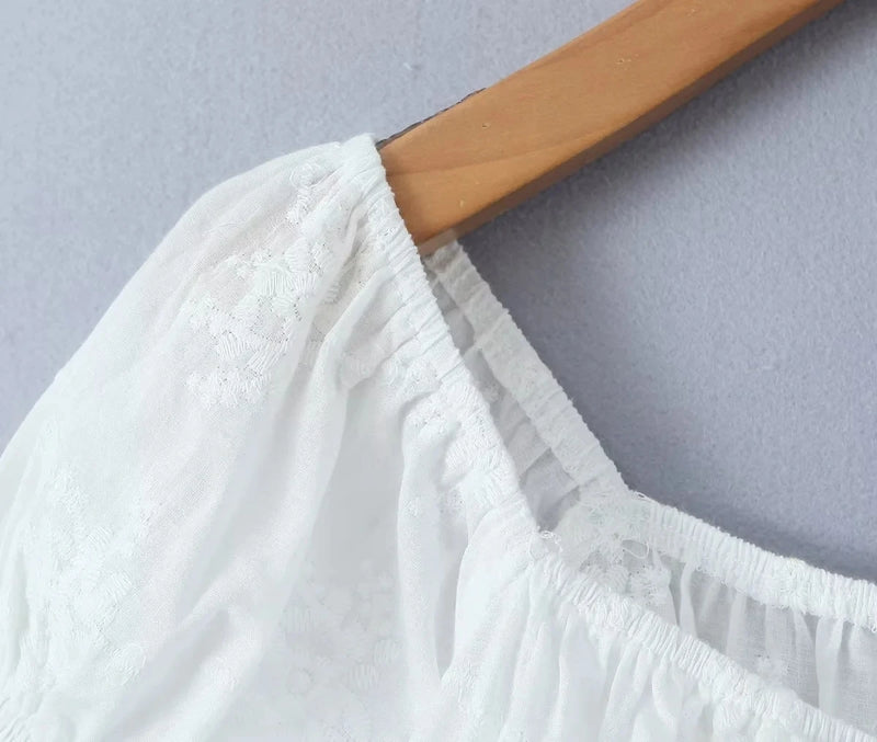 Conjunto de saia de renda vestido de verão feminino praia férias sexy algodão conjunto combinando roupas primavera branco 2 peças vestidos feminino conjunto 2025