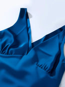 Vestido de cetim de seda para mulheres, costas nuas, sexy, maxi, longo, vestidos de noite, elegante, festa de aniversário, decote em v, robe para convidados de casamento, senhoras