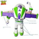 Disney toy story 4 buzz lightyear, som elétrico emissor de luz, asas de ejeção, figura móvel, boneca de deformação, presentes para meninos