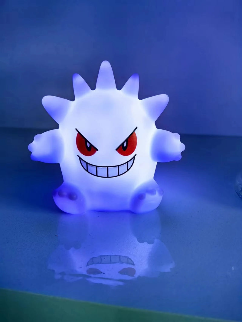 Pokemon pikachu luz noturna brilhante crianças brinquedos pokemon pikachu bonito lâmpada de cabeceira aniversário das crianças presente de natal